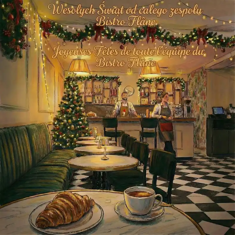 🎄 Joyeuses Fêtes from the whole Bistro Flâné team!